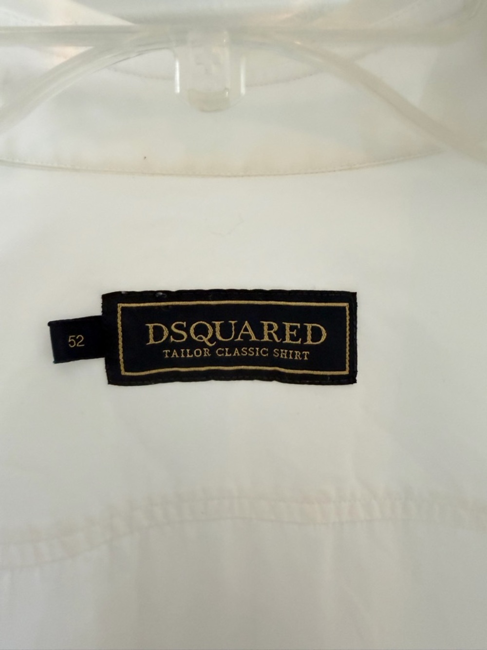 DSQUARED White Men's Long-Sleeve Button-Up Shirt - Picture 3 of 5